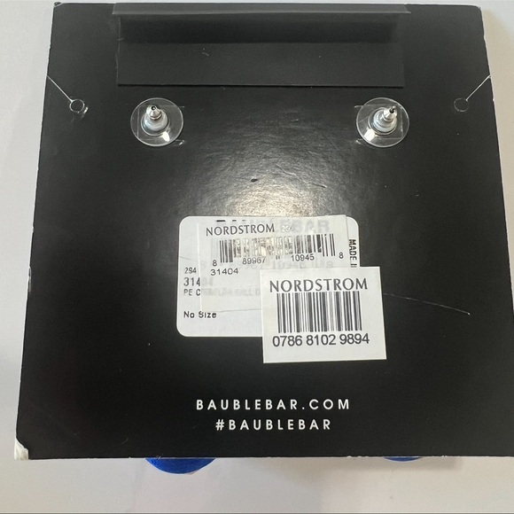 BaubleBar Royal Blue Statement Earrings - Picture 2 of 2